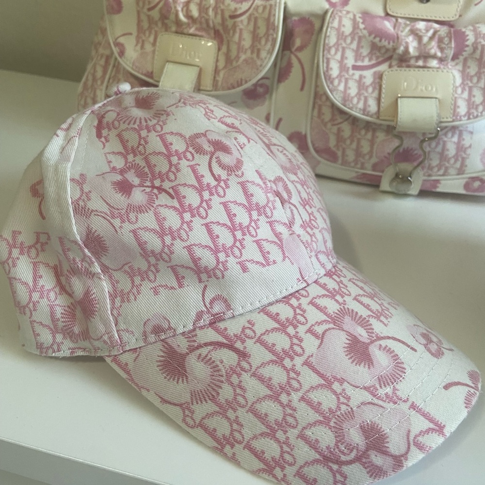 Authentic Dior cherry blossom hat